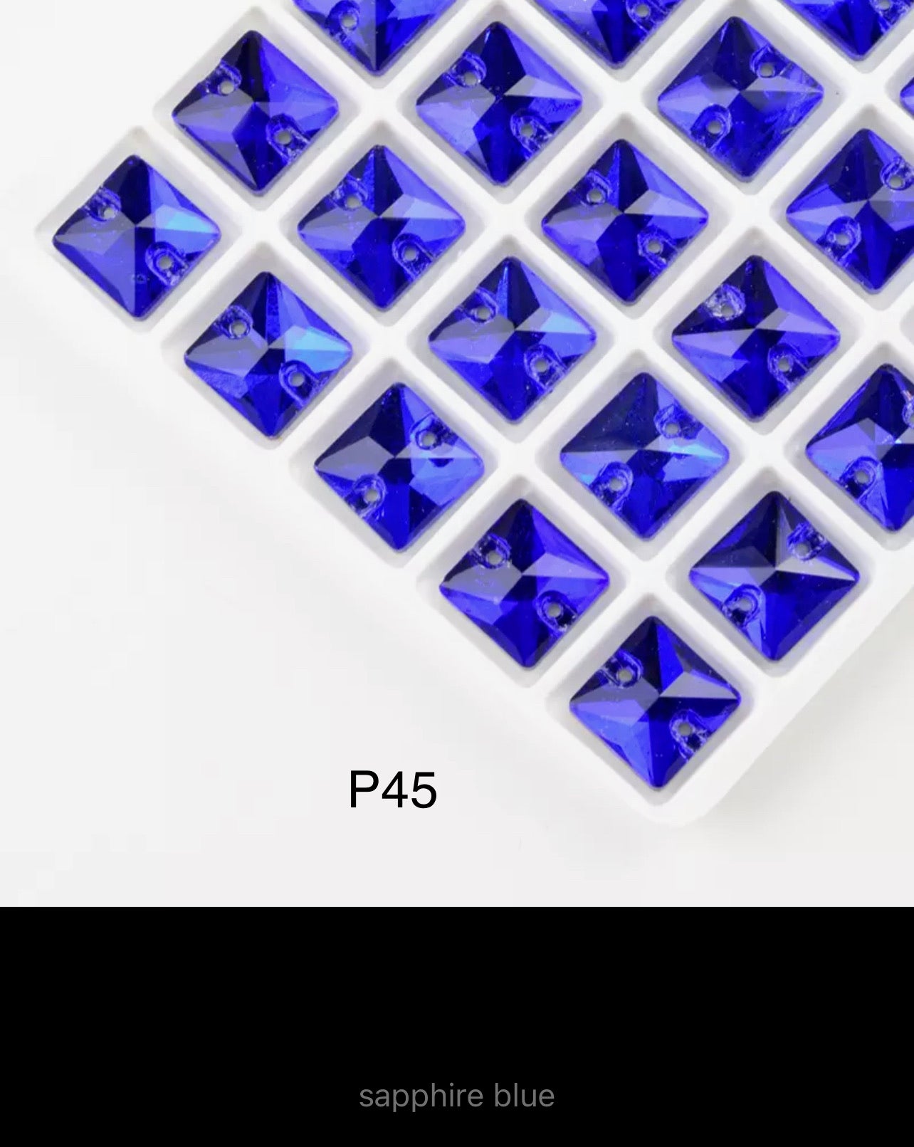 Budget Range Glass Squares (G52)