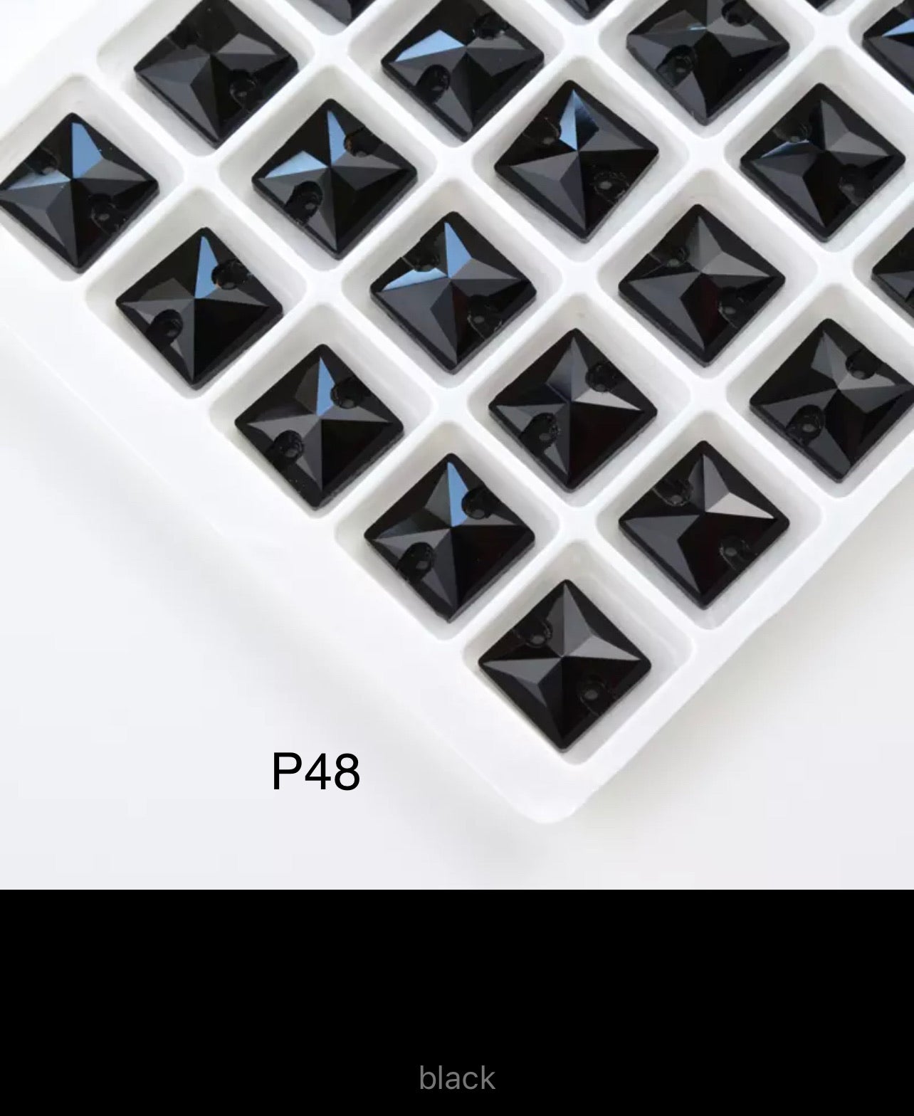 Budget Range Glass Squares (G52)