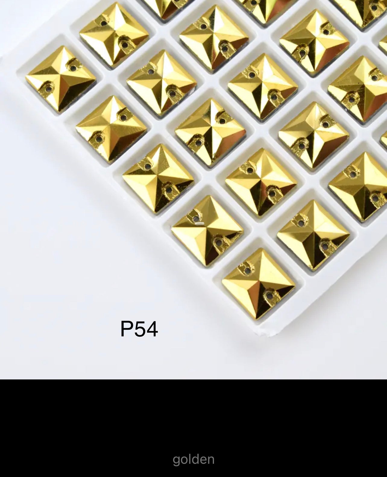 Budget Range Glass Squares (G52)