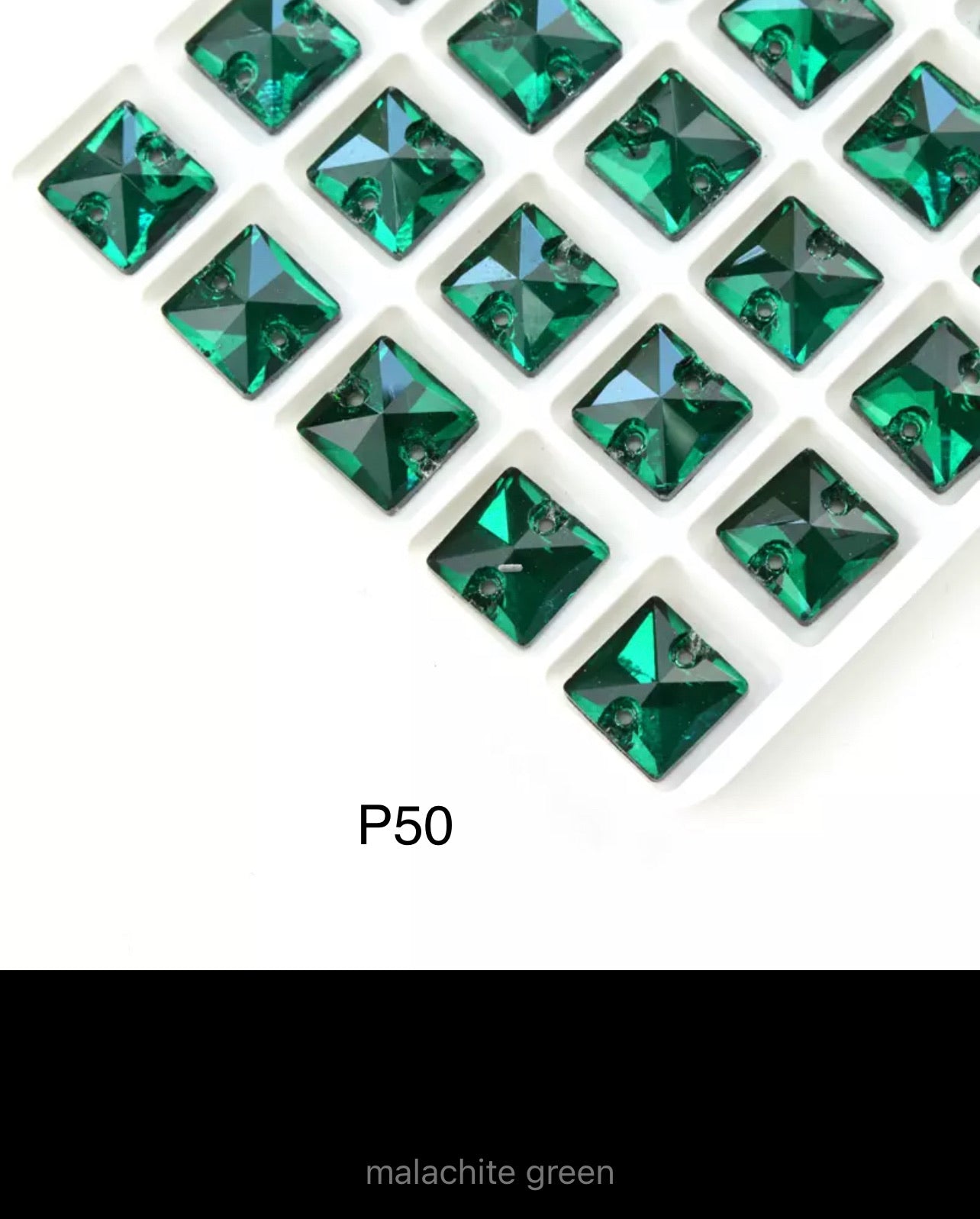 Budget Range Glass Squares (G52)