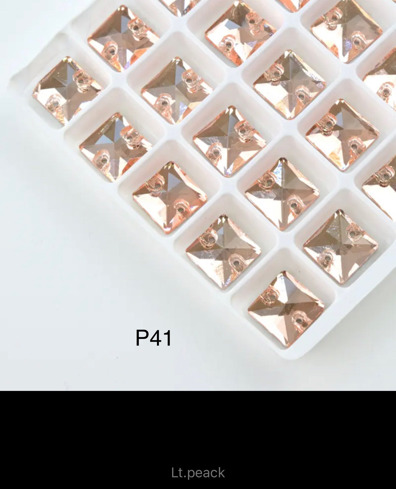 Budget Range Glass Squares (G52)