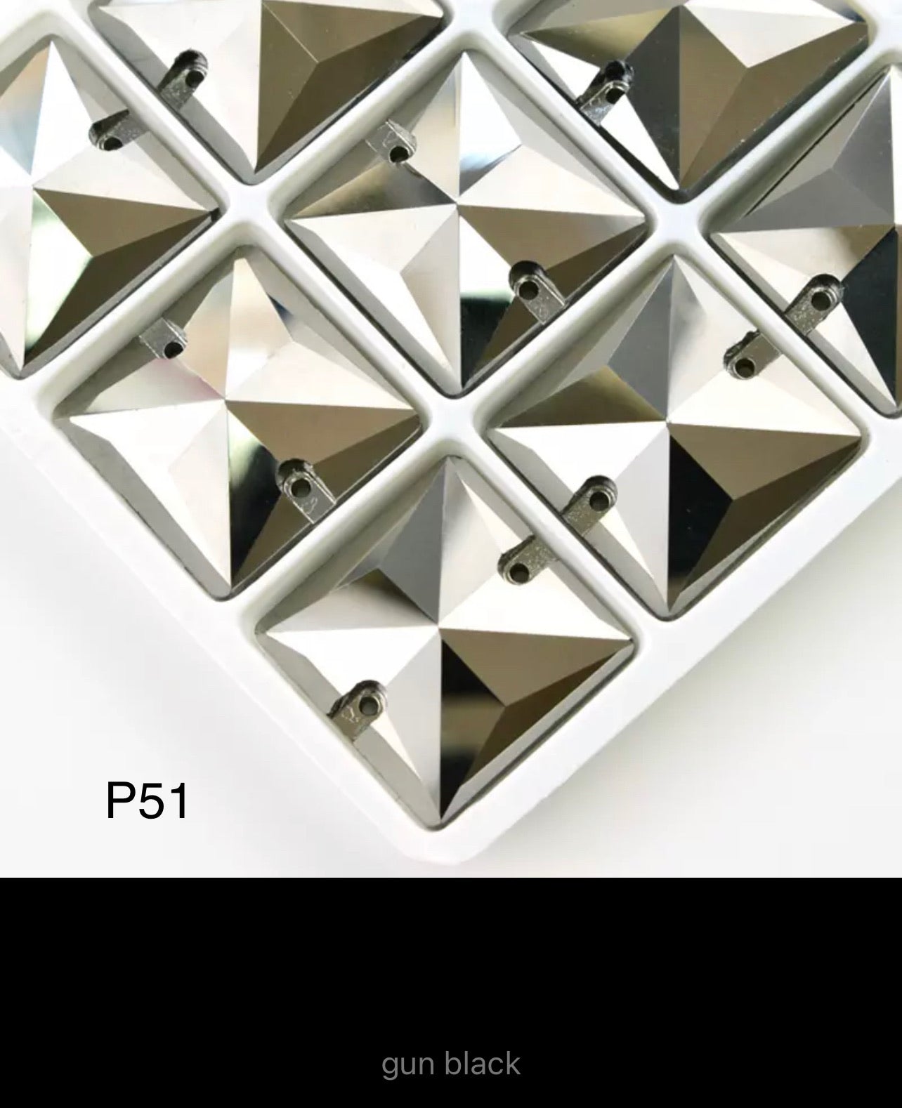 Budget Range Glass Squares (G52)