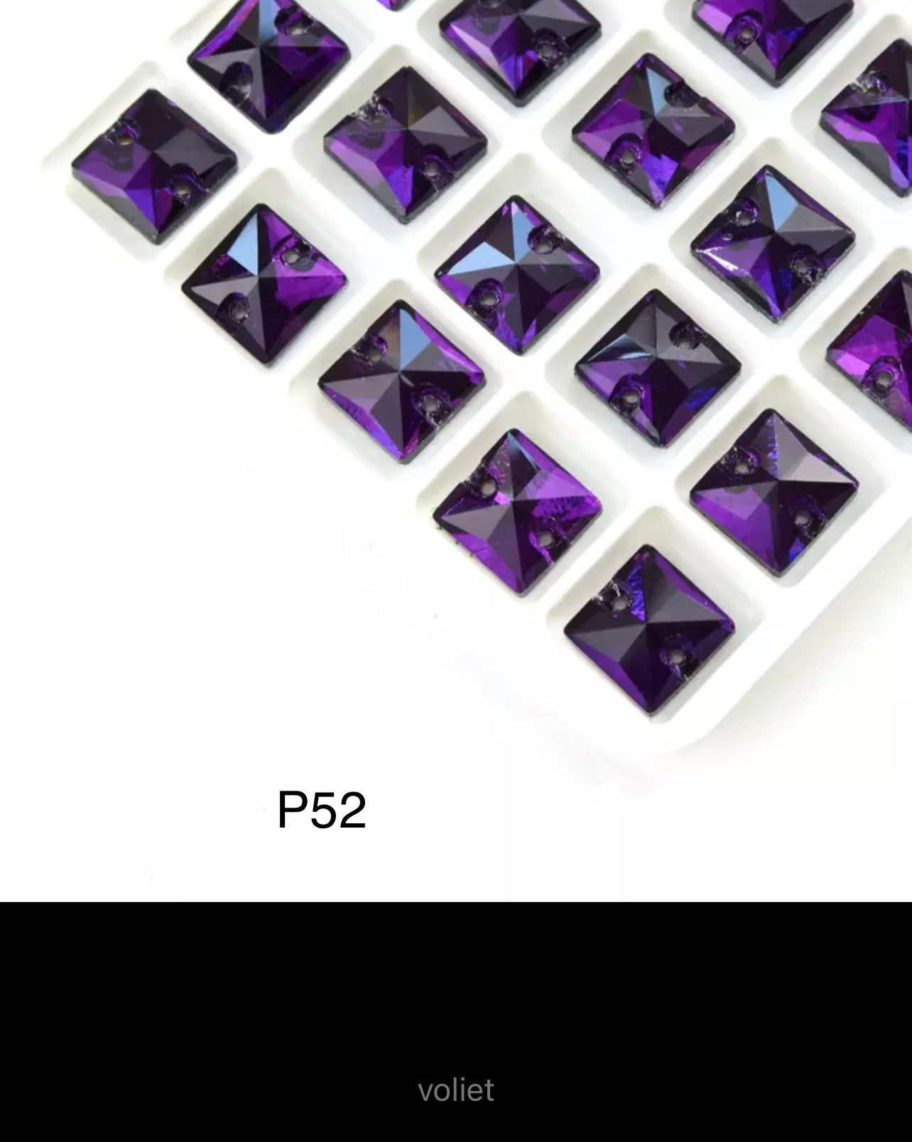 Budget Range Glass Squares (G52)