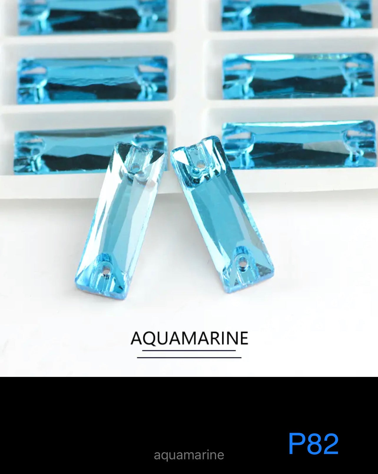 Budget Glass Oblong Stones (G57)