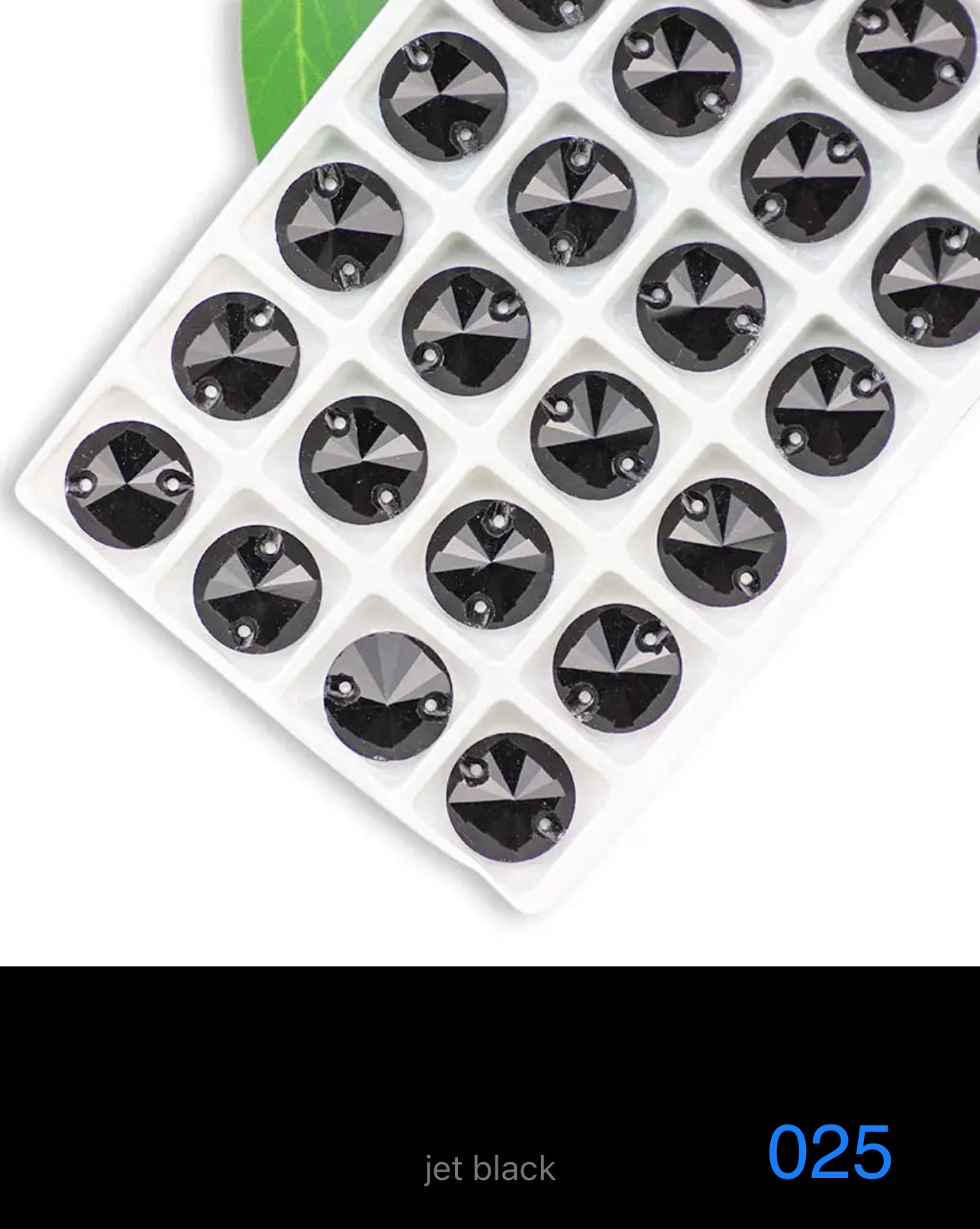 Budget Glass Rivoli Stones (G58)
