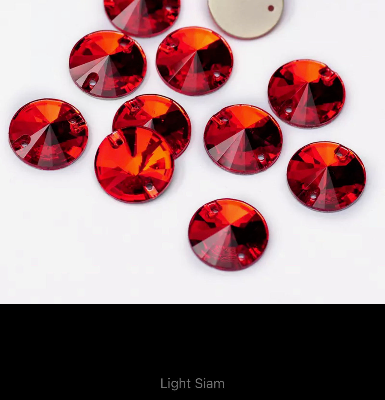 Top Quality Glass Rivoli Stones (G60)