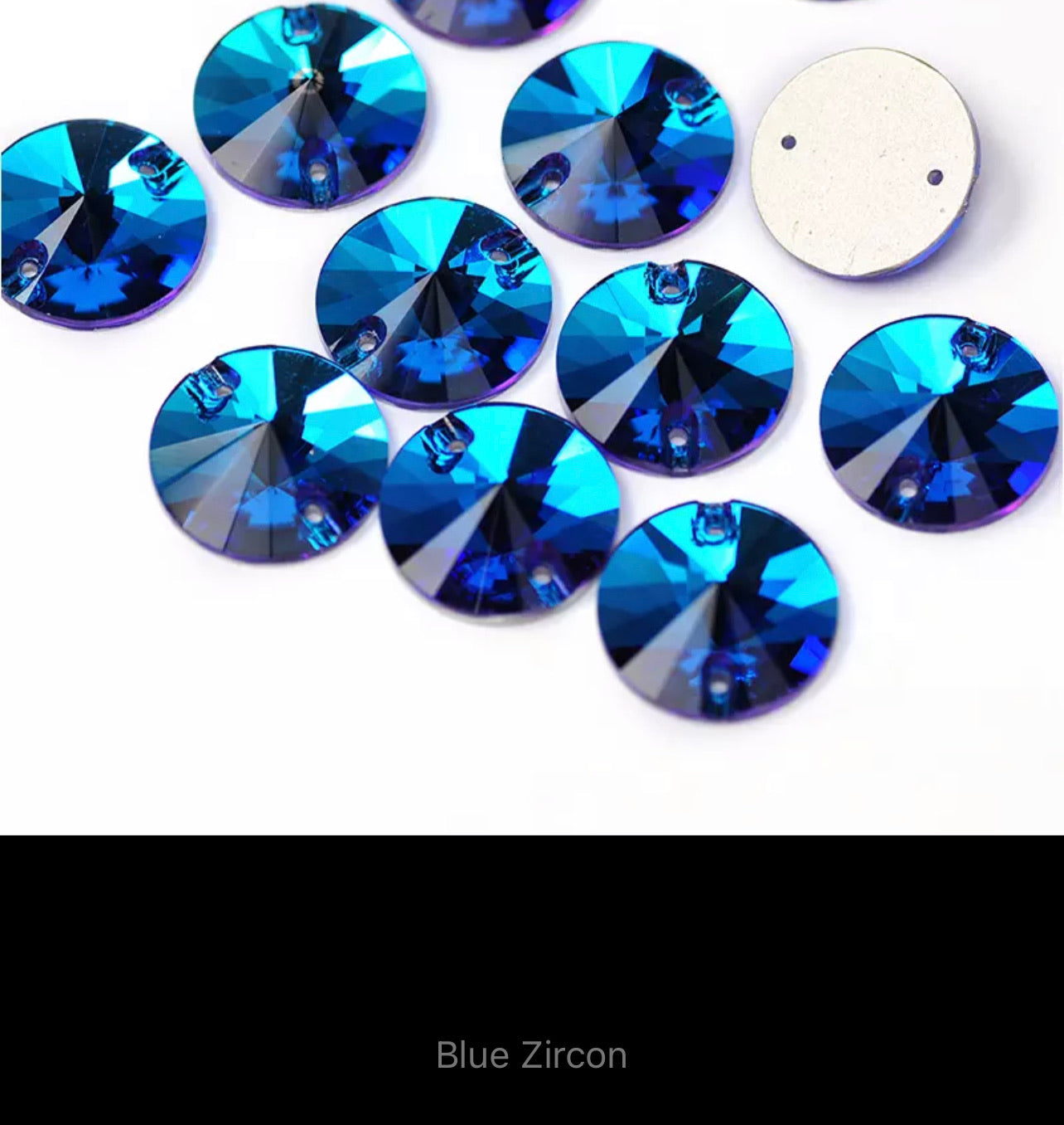 Top Quality Glass Rivoli Stones (G60)