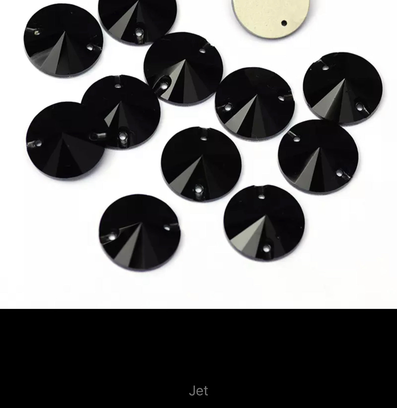 Top Quality Glass Rivoli Stones (G60)