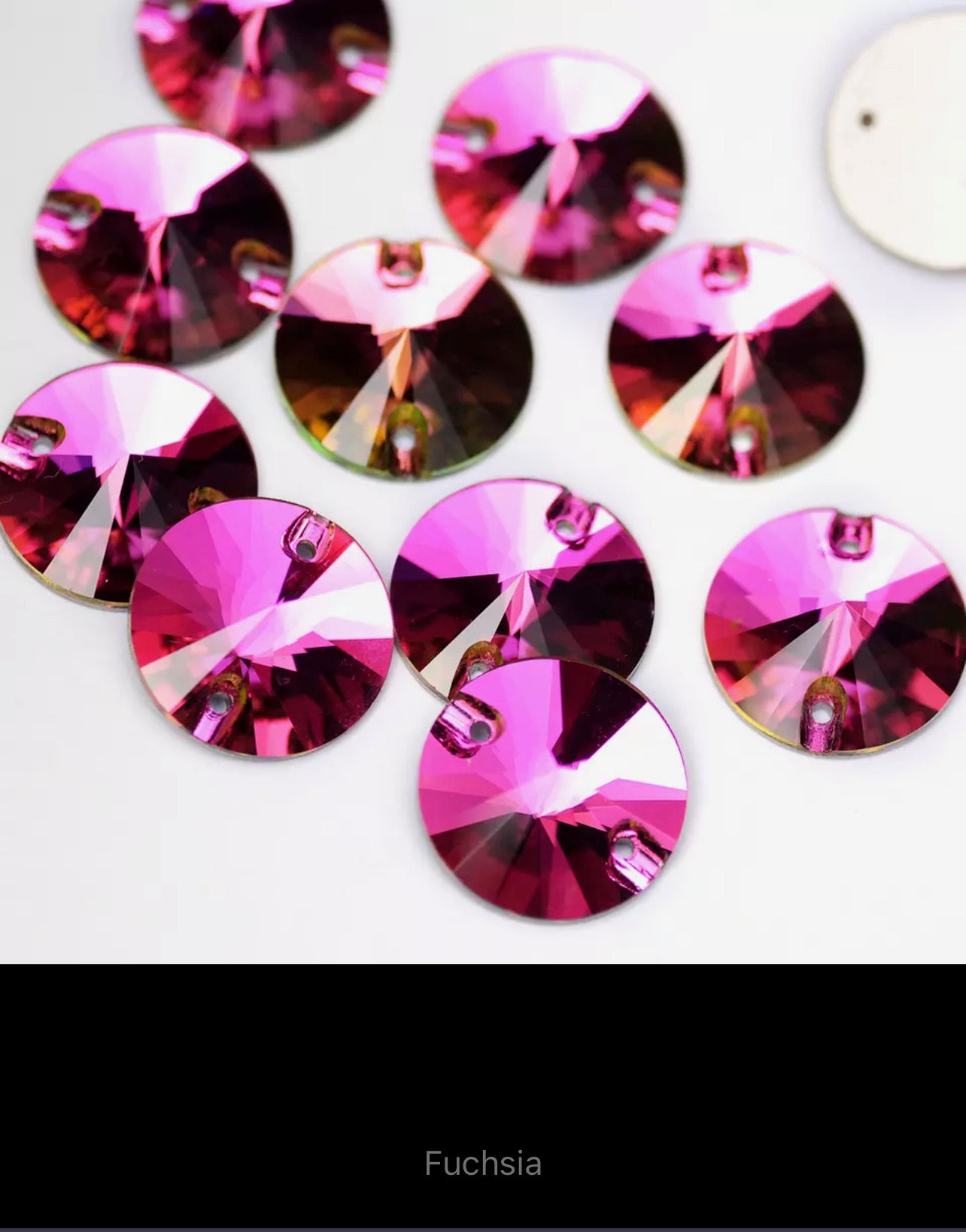 Top Quality Glass Rivoli Stones (G60)