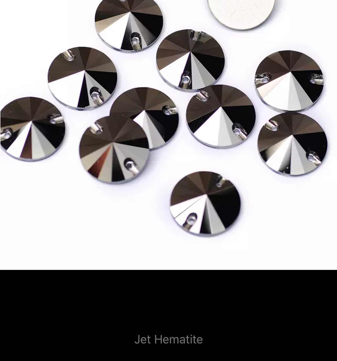 Top Quality Glass Rivoli Stones (G60)