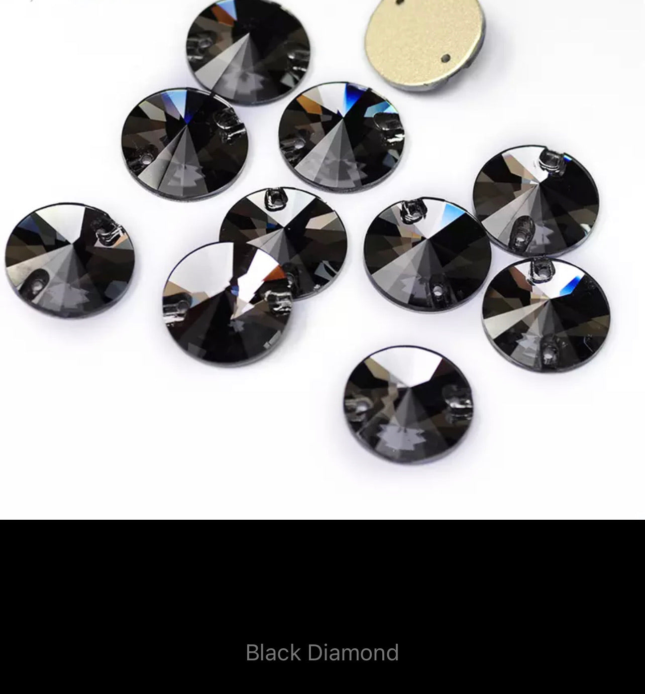 Top Quality Glass Rivoli Stones (G60)