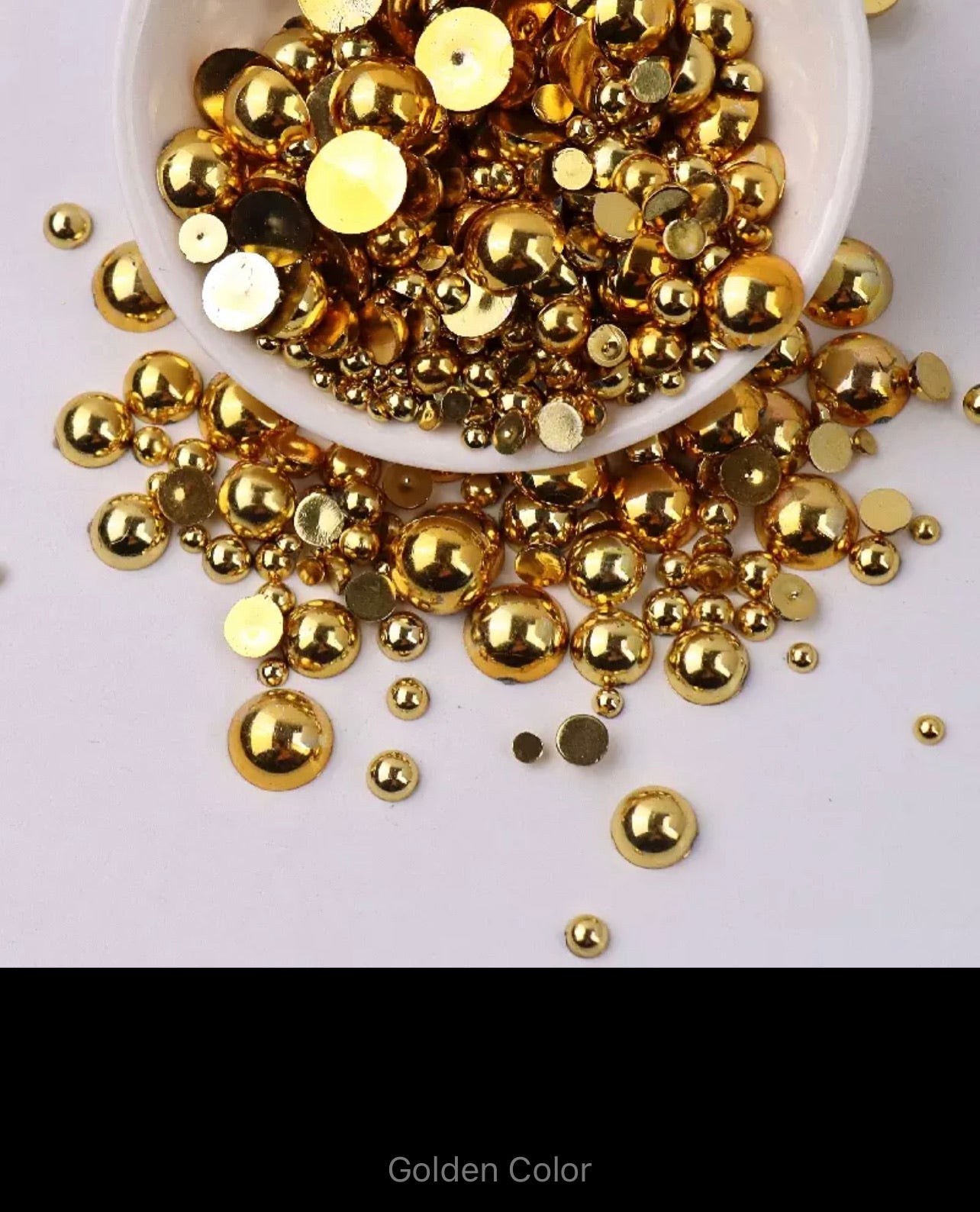 Pearls AB and Plain Flatback (G55)