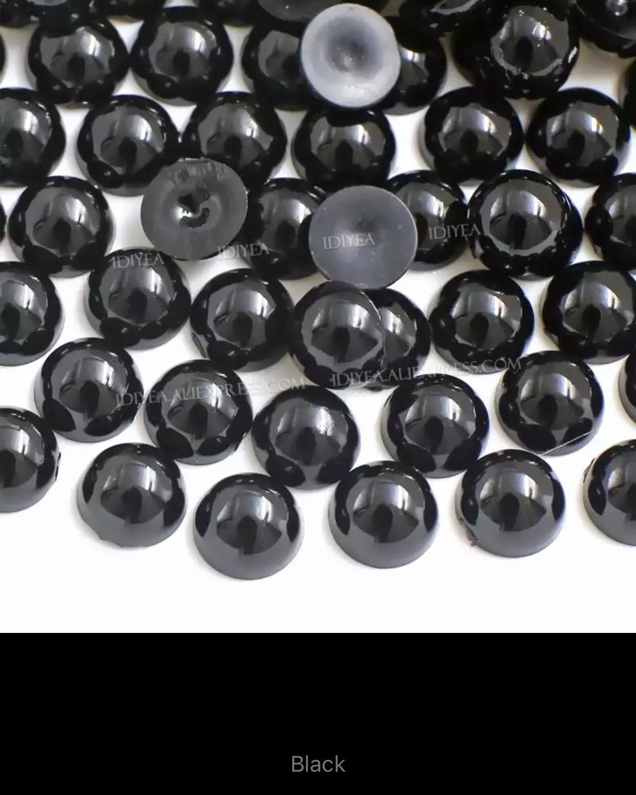 Pearls AB and Plain Flatback (G55)