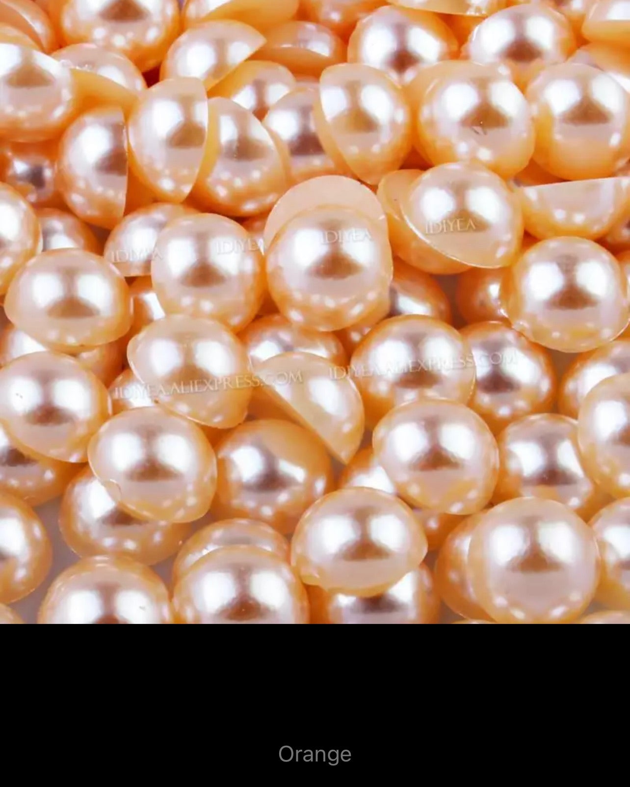 Pearls AB and Plain Flatback (G55)