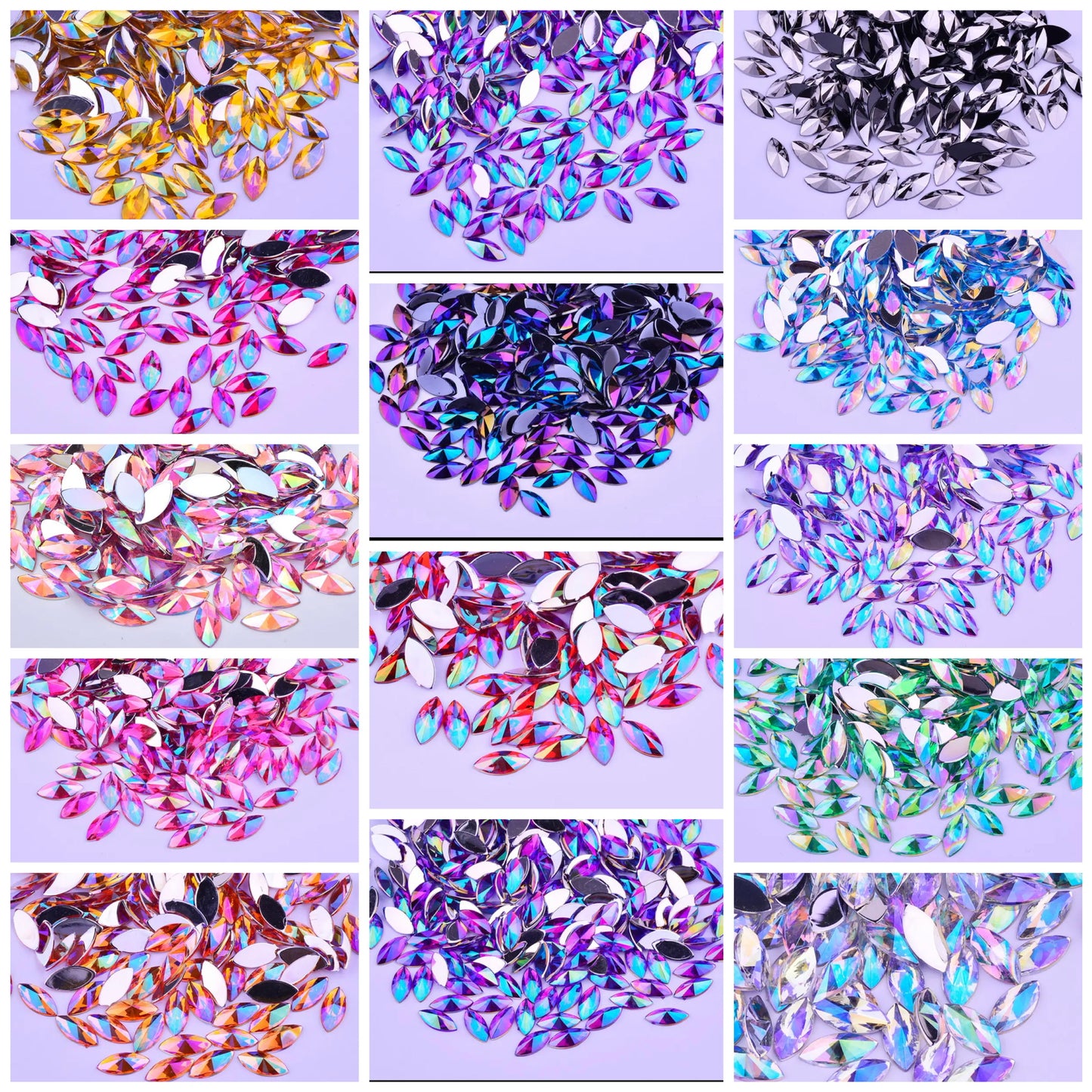 Acrylic Navettes (G62)