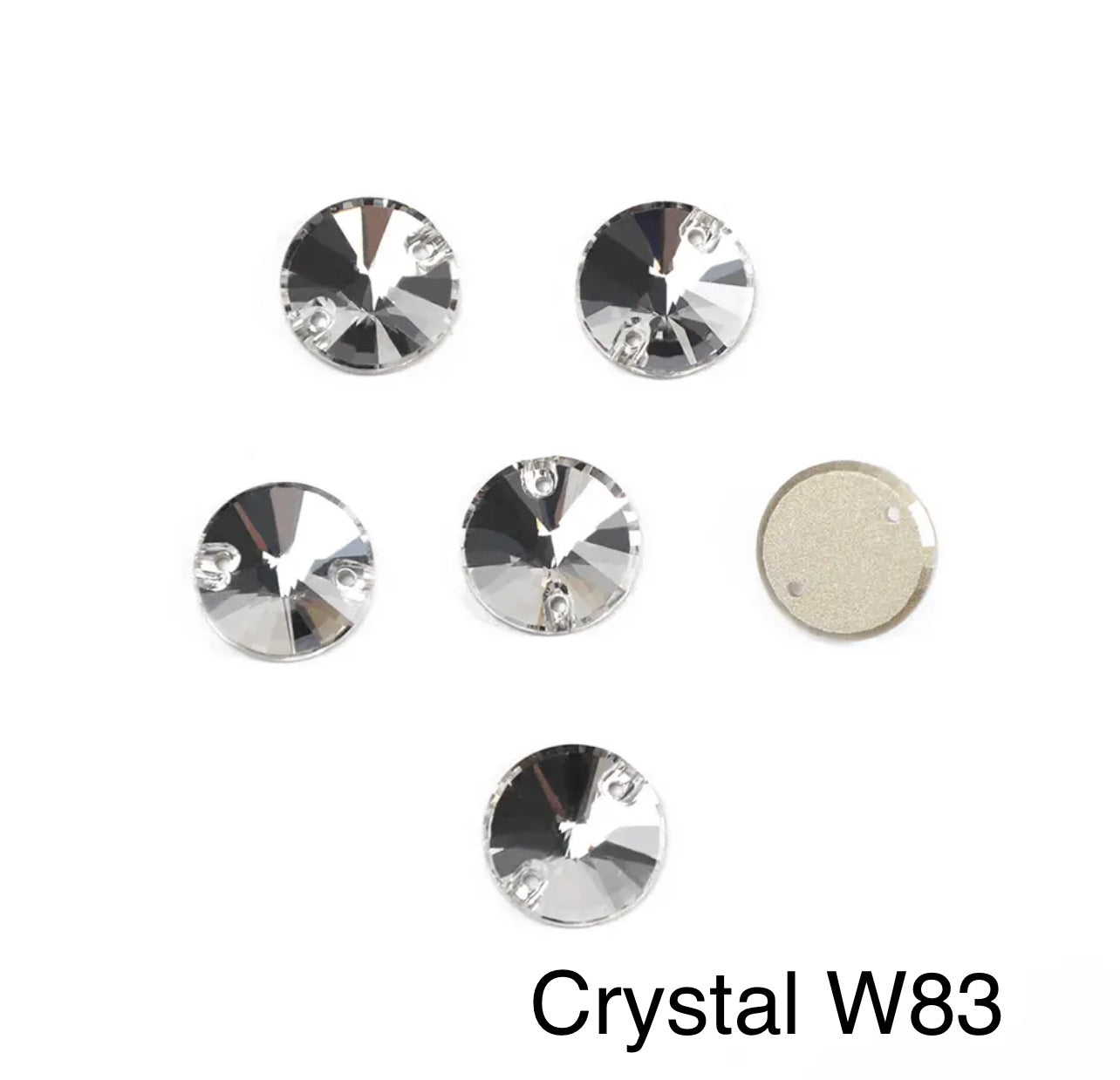Top Quality Glass Rivoli Stones (G60)