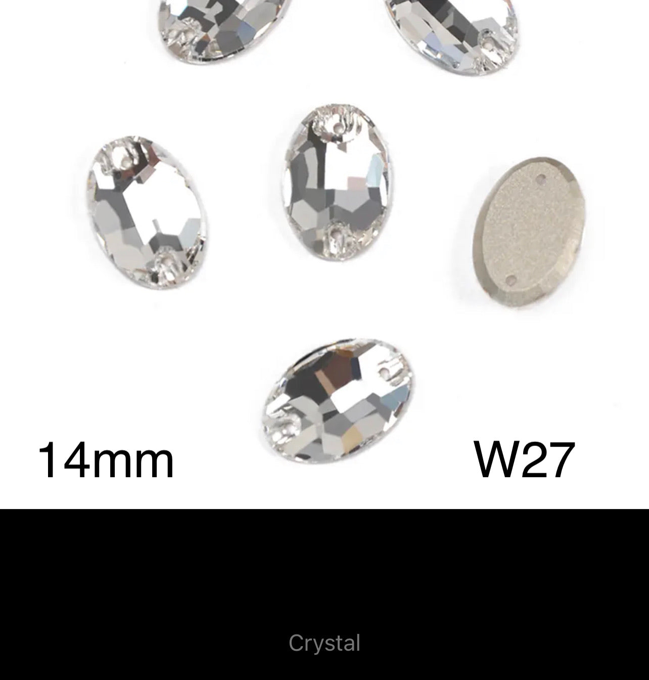 Top Quality Ovals 14mm (G69)