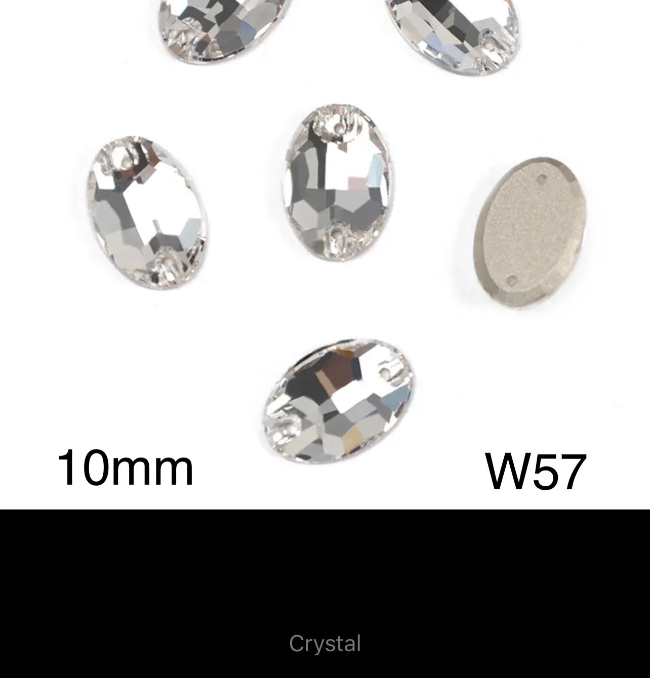 Top Quality Ovals 10mm (G68)