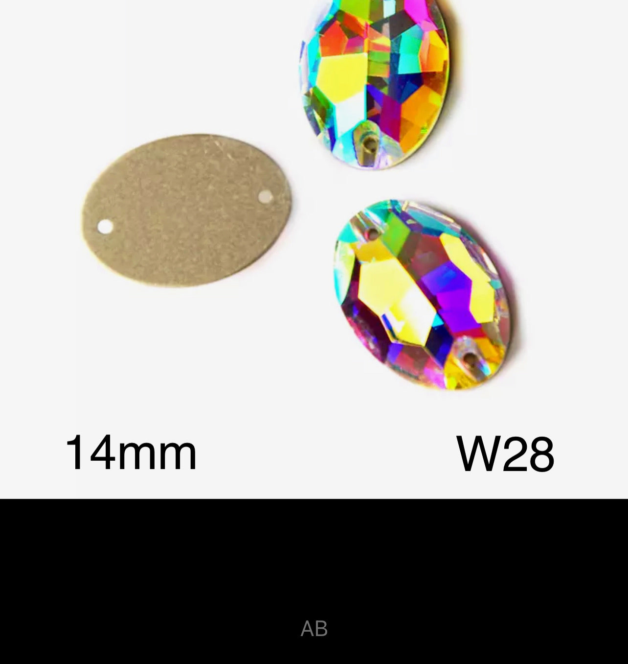 Top Quality Ovals 14mm (G69)
