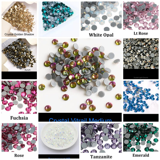 Flat Back Rhinestones SS20 (G77).      5 GROSS PACKETS