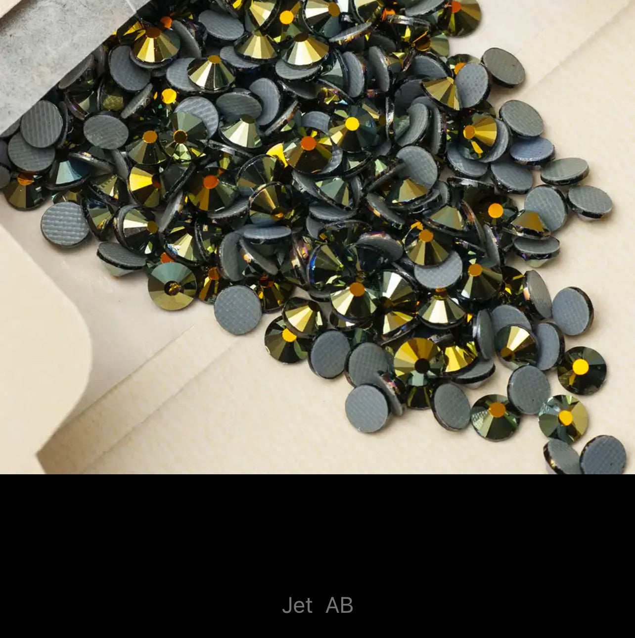 SS16 MULTICOLOURED COLOURED AB HOTFIX FLAT BACK RHINESTONES  (V7)