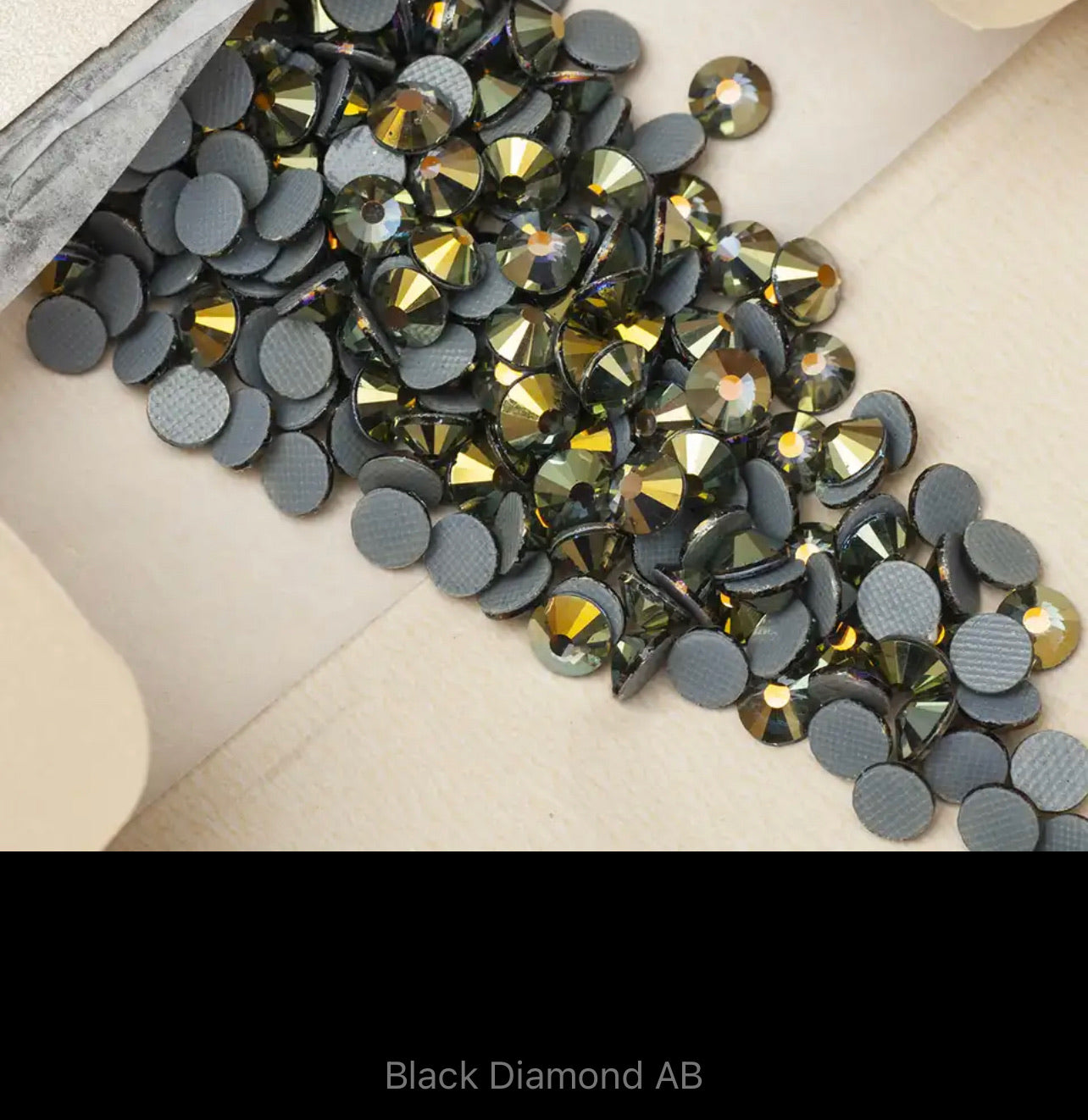 SS16 MULTICOLOURED COLOURED AB HOTFIX FLAT BACK RHINESTONES  (V7)