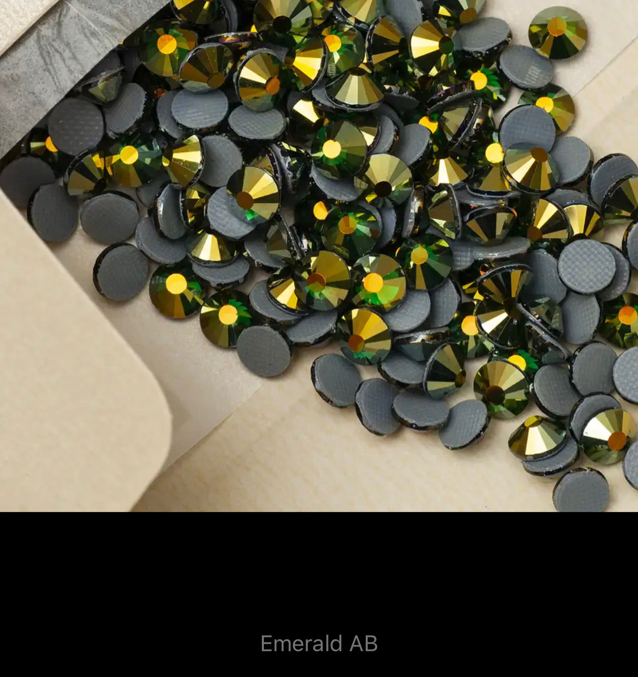 SS16 MULTICOLOURED COLOURED AB HOTFIX FLAT BACK RHINESTONES  (V7)