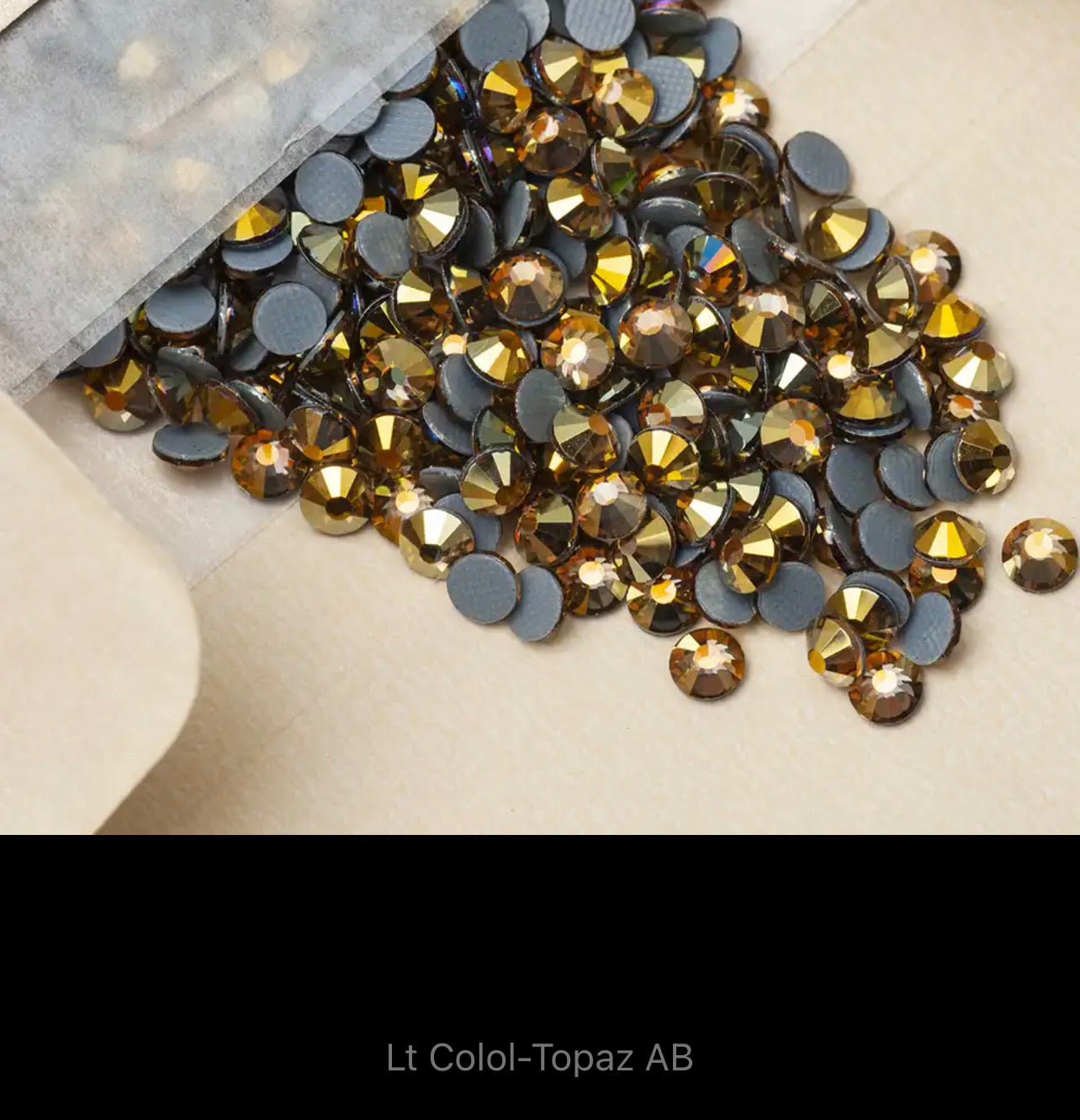 SS16 MULTICOLOURED COLOURED AB HOTFIX FLAT BACK RHINESTONES  (V7)