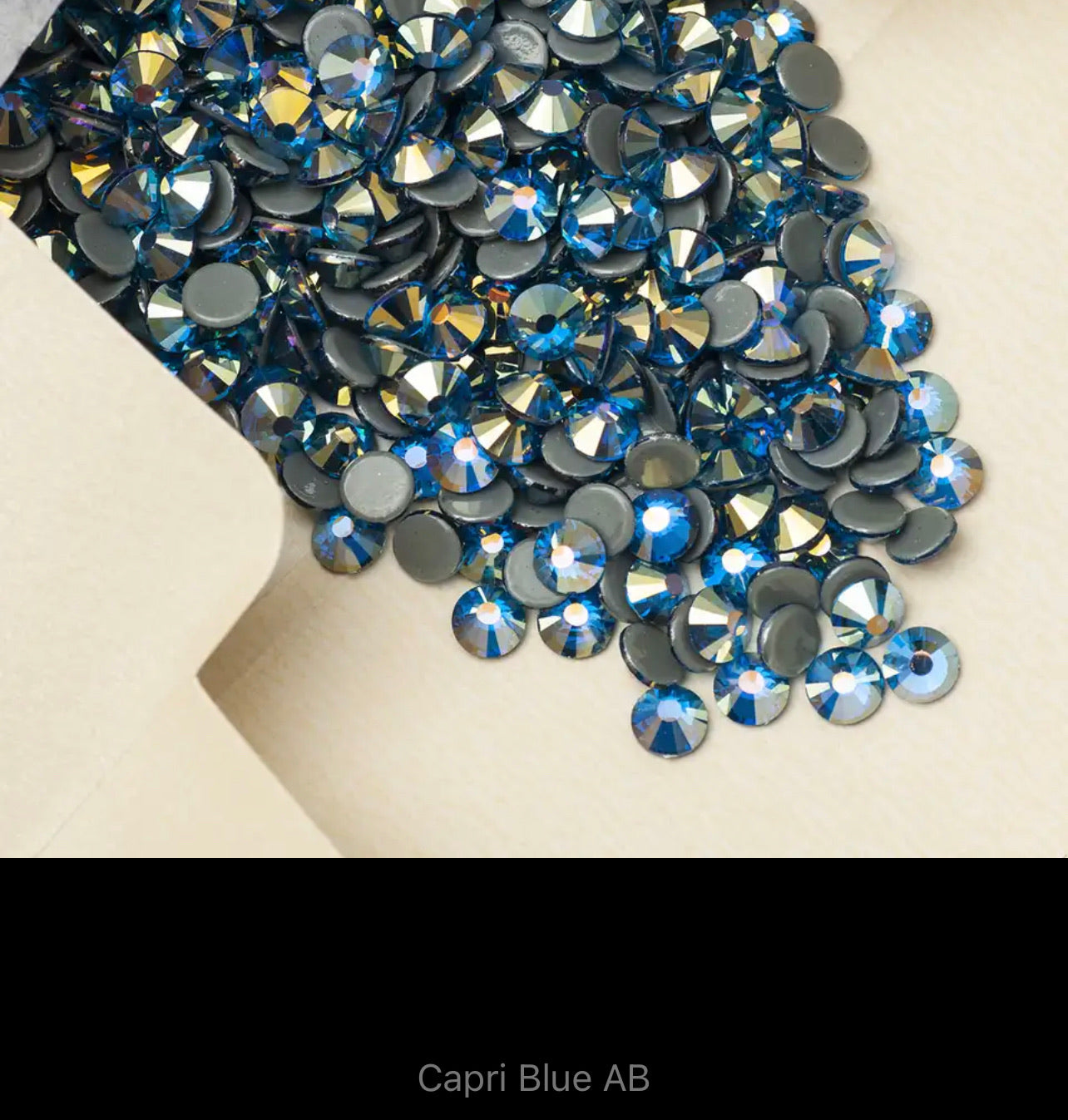 SS16 MULTICOLOURED COLOURED AB HOTFIX FLAT BACK RHINESTONES  (V7)