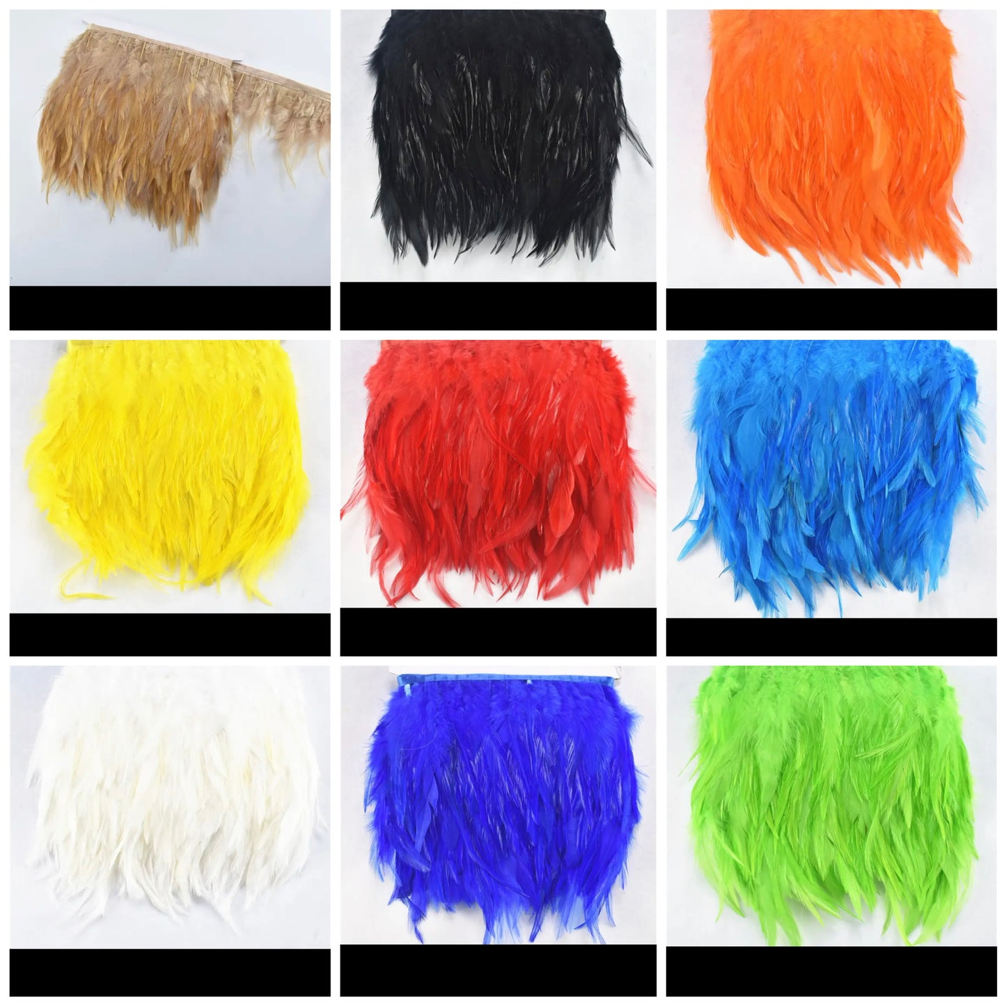 Maria Saddle Feather Trim V20