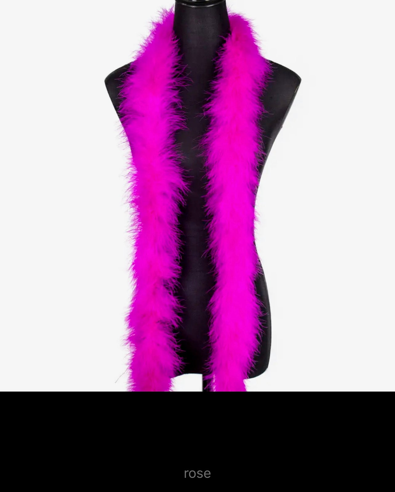 V31 Jodie Marabou Feather Boa ❗️The product is sold in 1 Metre Lengths (100cm)❗️Quantities up to 2 will be sent in 1 piece (200cm)❗️