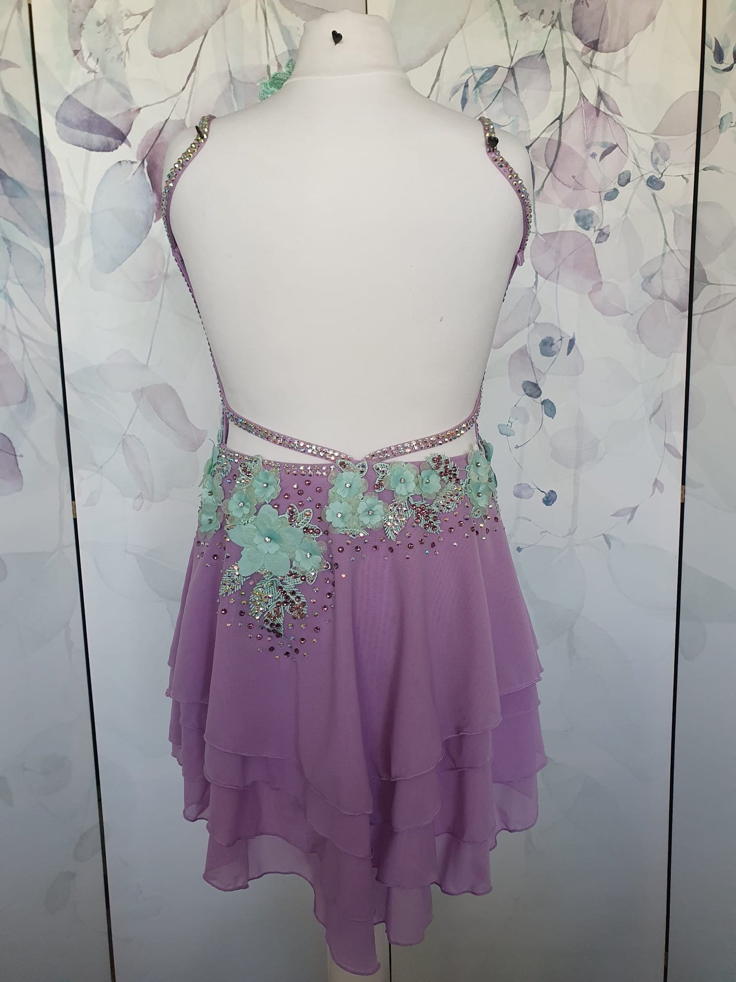 275 Lavender Lyrical Stage Dance Dress
