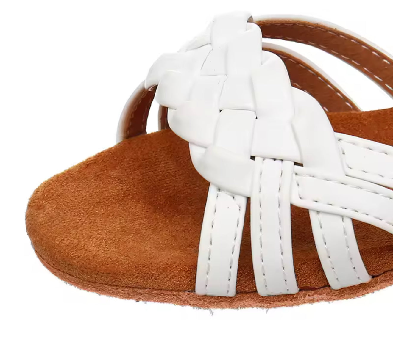 (4) TWD “LULAH” Children’s Ballroom Shoes. White Lattice Design or White with Diamanté Buckle Detail. Each Pair of Shoes comes Boxed & Includes a “Pink Shoe Bag” & pair of plastic feet protectors for trying the Shoes on for Size, Fit & Comfort.