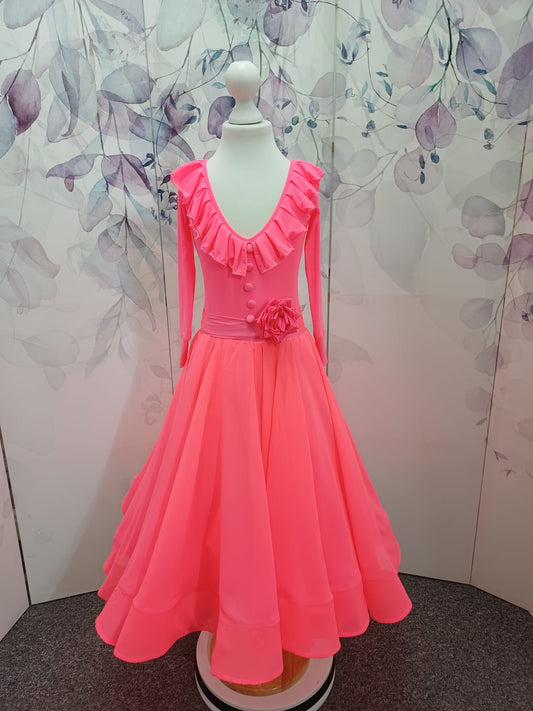 104J CORAL 3 Piece, Shoes (Choose between 2 Designs) Competition Number Wallet & Decorative Pins & Matching Hair Flower ❤️Everything included in Price❤️