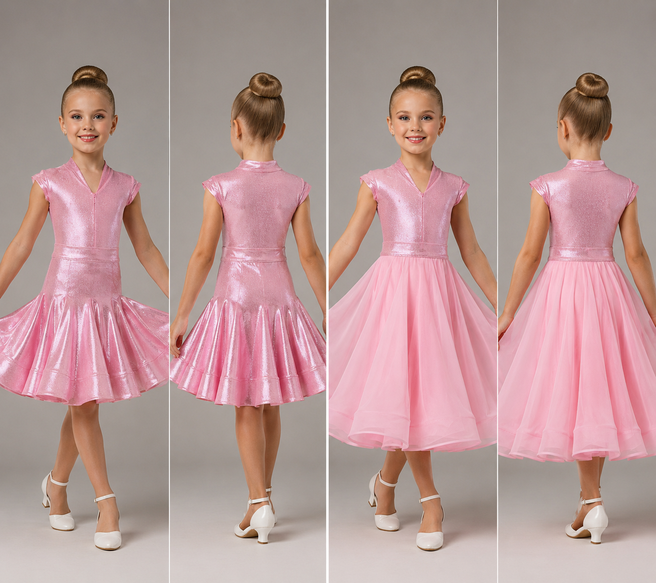102J Metallic Sugar Pink 3 Piece Set Competition Number Wallet & Decorative Pins & Matching Hair Flower **Everything included in Price when full set purchased**
