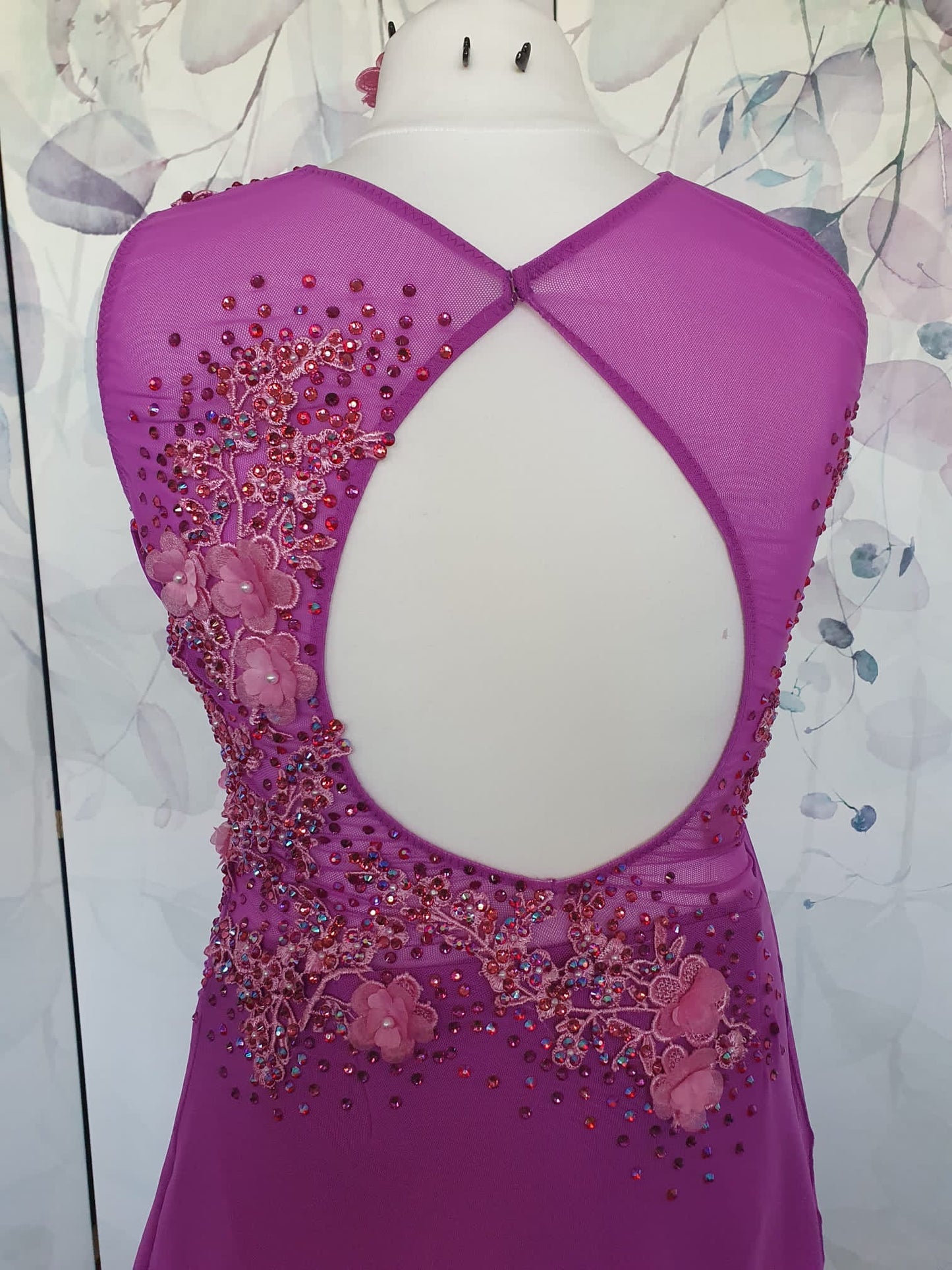 285 Light Purple Lyrical Stage Dance Dress