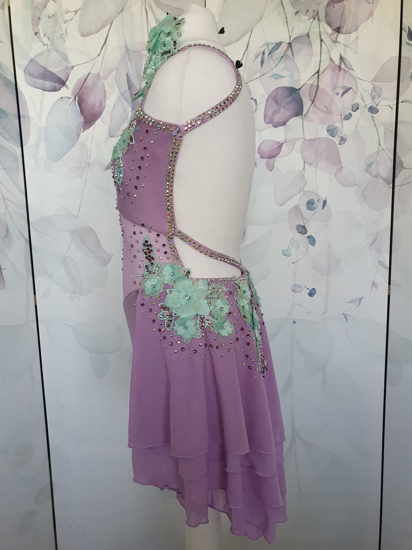 275 Lavender Lyrical Stage Dance Dress