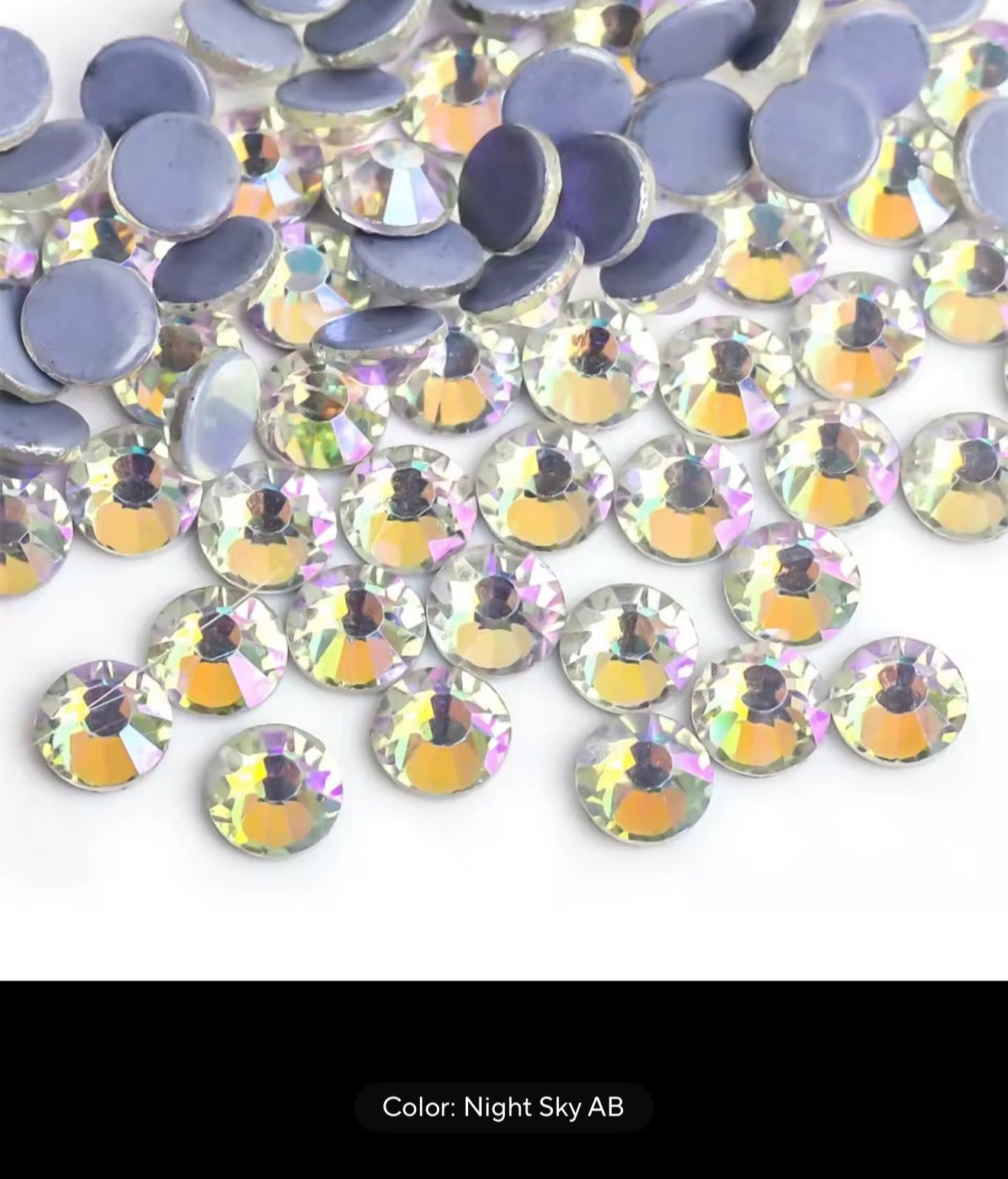 Flat Back Rhinestone SS16 (G76)