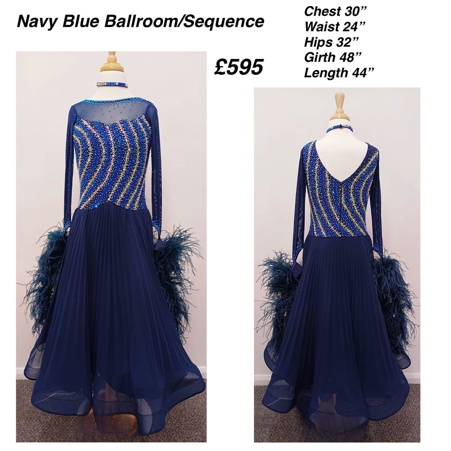 1024 Brand New Petite Ballroom/Sequence Dress Range. Designed & created for the Petite Junior Dancer. All information is included in the pictures.