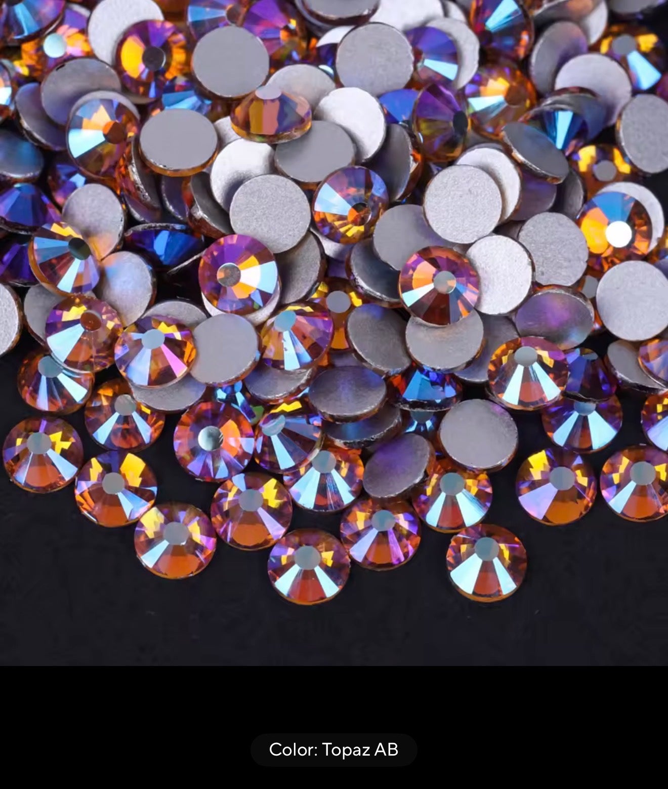 Flat Back Rhinestone SS30 (G78)