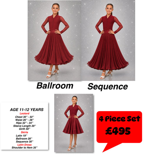138J Wine 4 Piece Set Competition Number Wallet & Decorative Pins & Matching Hair Flower **Everything included in Price when full set purchased**